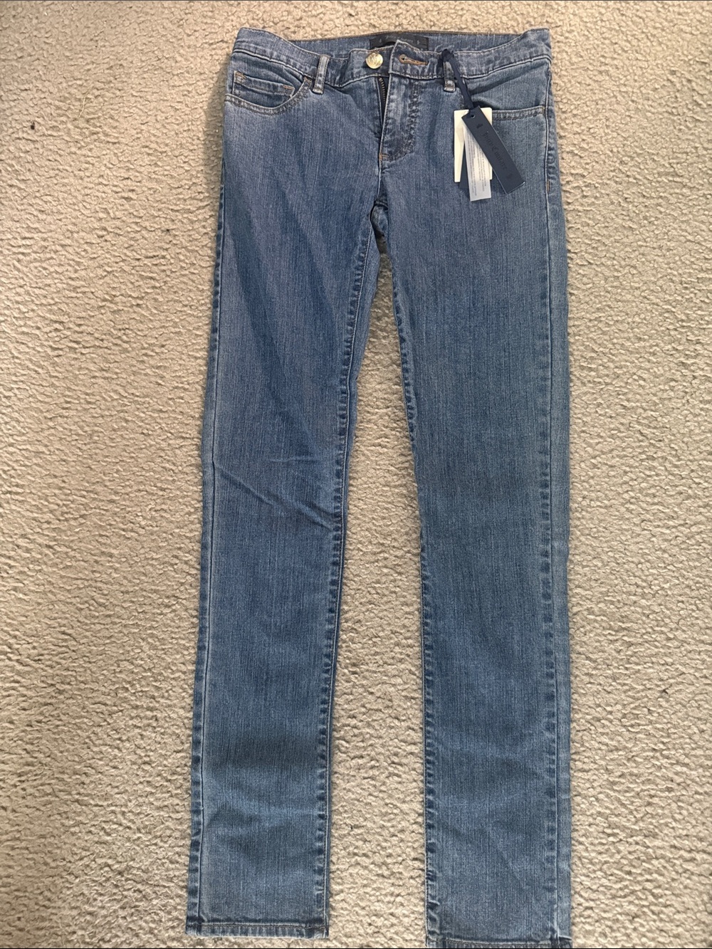 Juicy Couture Light Vintage Wash Blue Skinny Jeans - Classic Denim NWT